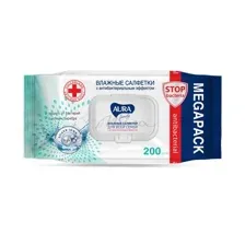 Салфетки влажные AURA Family для всей семьи, 200 шт