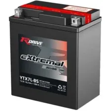 Мотоциклетный аккумулятор RDrive eXtremal Silver YTX7L-BS (6.3 А·ч)