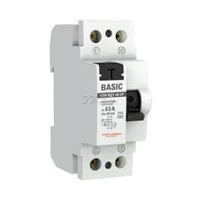 УЗО EKF Basic ВДТ-40 1PN 63А 30мА (elcb-2-63-30e-sim)