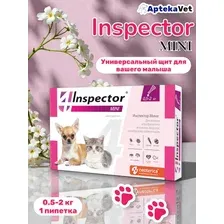 Капли от паразитов INSPECTOR mini для кошек и собак 0.5-2кг / I220