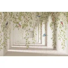 Фотообои листовые Citydecor Flower Tunnel 3D 4 (400x260)