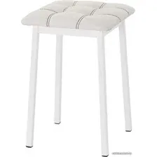 Табурет AMC Comfort 7К6.12 (кожзам, белый/белый)