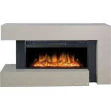 Каминокомплект Смолком Malibu V42 Vision 42 LOG LED (кашемир/серый графит)