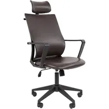 Офисное кресло CHAIRMAN 545 (экокожа коричневый)