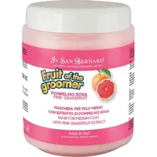 Маска для животных Iv San Bernard Fruit of the Groomer Pink для средней шерсти (1л)