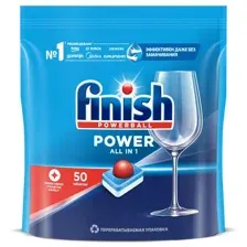 Таблетки для посудомоечных машин FINISH бесфосфатные All in 1 50 шт. (0011181619)