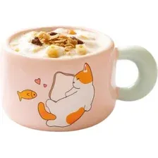 Кружка ILikeGift Котик любит выпечку / YX-689-02
