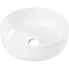 Умывальник Belux Турин 410 круг (18, белый матовый/Solid Surface)