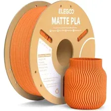 Филамент Elegoo PLA Matte (1.75 мм, 1 кг, оранжевый)