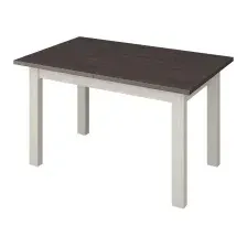 Кухонный стол Senira Кастусь 120-160x75 (венге/белый)