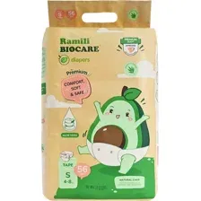 Подгузники Ramili Biocare Small SD56 (S, 56 шт)
