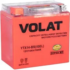 Мотоаккумулятор VOLAT YTX14-BS 14Ah (iGEL) L+