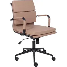 Офисное кресло AksHome Indigo LB (кофейный/черный)