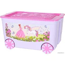 Ящик для хранения Эльфпласт KidsBox 449 (лавандово-розовый)