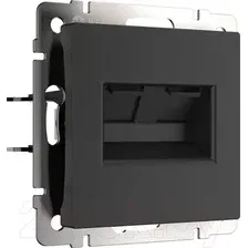 Розетка Werkel W1182208 / a051616 (черный матовый)