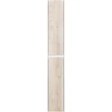 Dreja Шкаф-пенал Slim 30 99.0504 (белый глянцевый/дуб кантри)