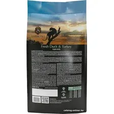Сухой корм для кошек Ambrosia Grain Free (для стерилизованных, свежие утка и индейка) 5 кг