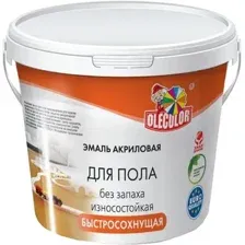 Эмаль Olecolor Акриловая для пола 2.5 кг (желто-коричневый)
