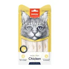 Лакомство для кошек Wanpy Cat Нежное пюре из курицы (25x14г)