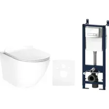 Унитаз подвесной AV Engineering Comfort AVWHR203 + AM.PM I012703.0201