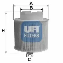 Фильтр воздушный UFI 27.597.00