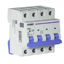 Выключатель автоматический Dr.Ferz FMB-C 10kA 4P 32 C / 21100153FERZ