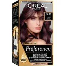 Гель-краска для волос LOreal Paris Preference 5.21 Нотр-Дам (глубокий светло-каштановый)