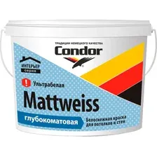 Краска CONDOR Mattweiss (3.75кг, белый)