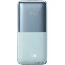 Внешний аккумулятор Baseus Bipow Pro Digital Display Fast Charge 20W 10000mAh (бирюзовый)
