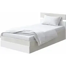 Кровать PROxSON Milton с ПМ 80x190 (дуб шамони светлый 124/белый)