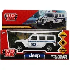 Внедорожник Технопарк Jeep Wrangler Sahara Полиция SAHARA5D-12POL-WH
