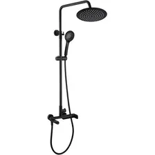 Душевая система  Rubineta Olo BK + Ultra-10 SW DV3/4 BK 625123