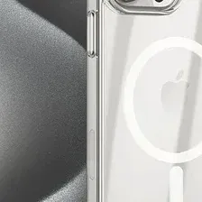 Чехол для телефона Hoco для iPhone 15 Pro Max магнитный (прозрачный)