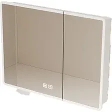 Шкаф с зеркалом для ванной Saniteco Led WSED250916004-1 (белый)