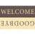 Придверный коврик Venera Home Welcome Goodbye ПВХ 60x90
