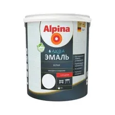 Эмаль Alpina Аква (2.5л, шелковисто-матовый белый)