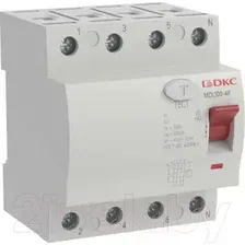 Устройство защитного отключения DKC Yon Max MDL100 4P 300mA 63A