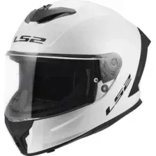 Мотошлем LS2 FF820 Rapid III Solid (L, белый глянцевый)