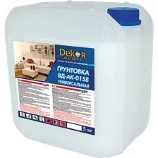 Грунтовка Dekor ВД-АК-0158 проникающая (5 кг)