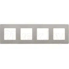 Рамка для выключателей и розеток Legrand Etika 672524 (светлая галька)