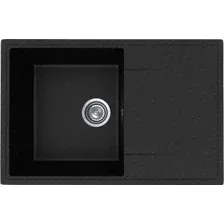 Кухонная мойка Mixline ML-GMU07 556736 (черный камень)