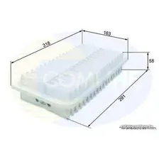 Воздушный фильтр Comline CTY12250
