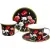 Набор чашек Elan Gallery Маки на черном New Bone China 420673_2