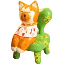 Статуэтка Sima-Land Спящий котик на стуле 10465207