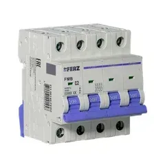 Выключатель автоматический Dr.Ferz FMB-C 10kA 4P 02 C 21100145FERZ