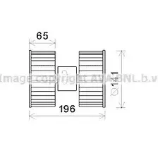 Вентилятор отопителя AVA BW8475