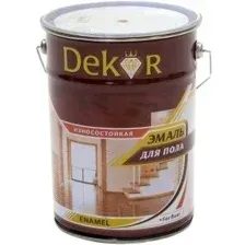 Эмаль Dekor для пола (желтый/коричневый, 20 кг)