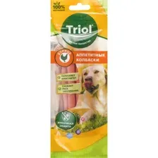 Лакомство для собак Triol Колбаски из курицы (40 г)