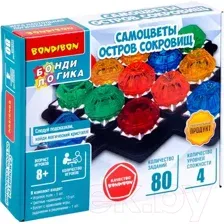 Настольная игра Bondibon БондиЛогика Самоцветы Остров сокровищ / ВВ6204