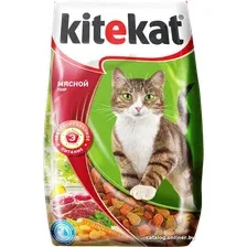 Сухой корм для кошек Kitekat Мясной пир 0.35 кг